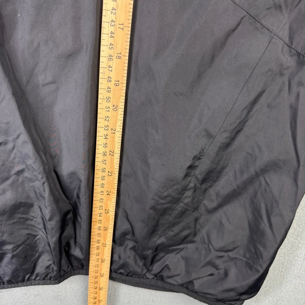 Ralph Lauren Performance Windbreaker Jacket Black Red Hooded Large Long Sleeve